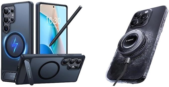 TORRAS PolarCircle Qi2 Mag-Safe Charger &amp Magnetic Case — Buy Together to Save 15%