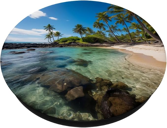 Cute Beach Themed Beach Scene PopSockets PopGrip for MagSafe