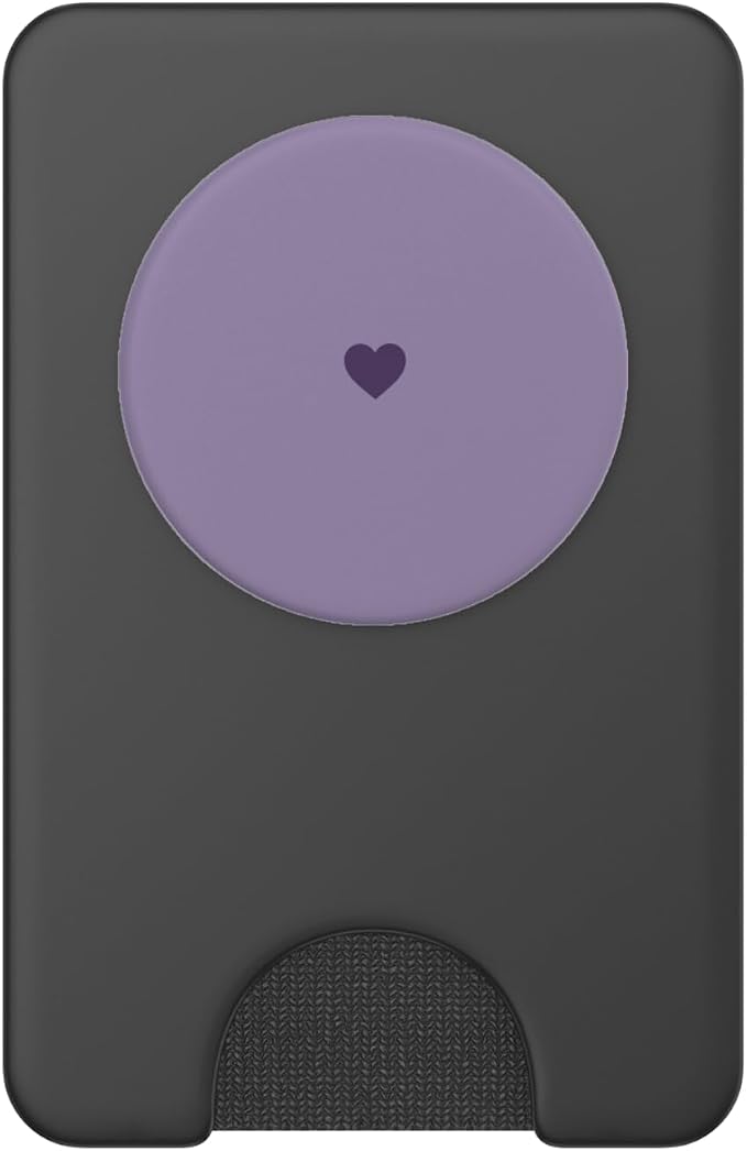 Deep Purple Heart PopSockets Adhesive PopGrip
