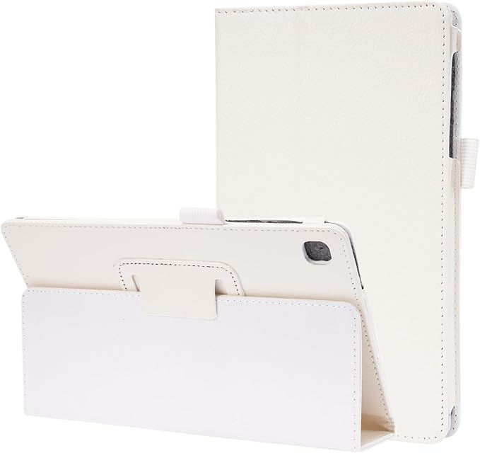 Generic Slim Folding Folio Stand Case for Samsung Galaxy Tab A 8.0 Inch 2019 (SM-T290/SM-T295) Lightweight Magnetic Closure PU Leather Flip Shockproof Auto Wake/Sleep Smart Cover Black
