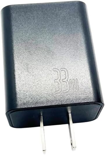 PD 33W Wall Charger Power Adapter Type-C Compatible for Ulefone Armor 13 17 19 20 21 25 Rugged Smartphone 11V 3A Black