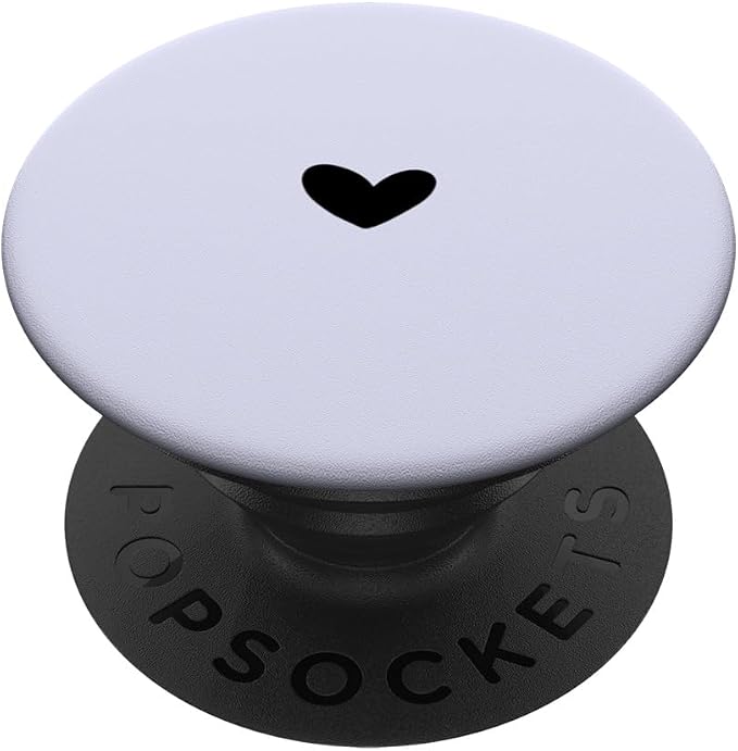 Cute Mist Heart Minimalistic PopSockets Adhesive PopGrip