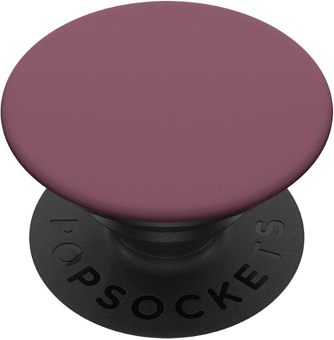 Mauve-Taupe 2021 Matte Plain Phone-12 Cute Solid-Color PopSockets PopGrip: Swappable Grip for Phones &amp Tablets