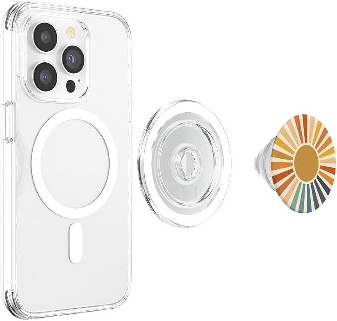 Sunset Retro Fall Colors Nostalgic Style Phone Popper PopSockets Adhesive PopGrip
