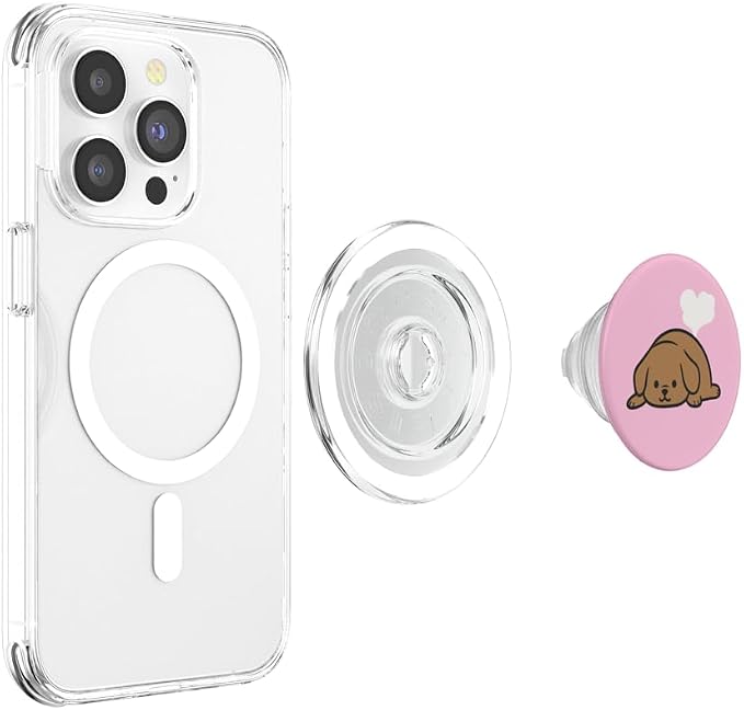 PopSockets Phone Grip Dog - Sleeper Pupper PopSockets Adhesive PopGrip