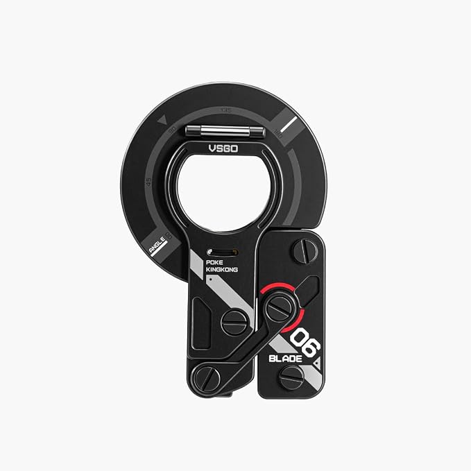 VSGO Multi-Functional Magnetic Phone Stand - Black | Lightweight &amp Thin Phone &amp Pad Stand Alluminum Body VP005