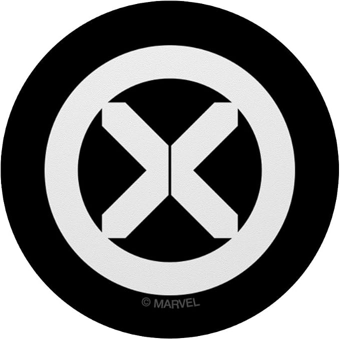 Marvel X-Men House of X Power of X Logo in White PopSockets Adhesive PopGrip