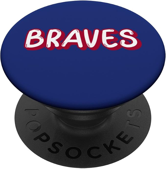 Vintage Braves Shirt Retro Throwback PopSockets Adhesive PopGrip
