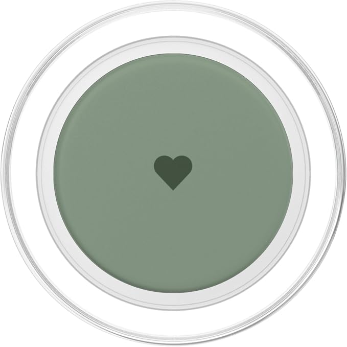 Calke Green Color Cute Heart Minimalist Love PopSockets PopWallet for MagSafe