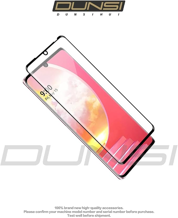 DUNSIHUI 3 Pack Screen Protector for L-G G9/VELVET 5GAnti-Scratch 9H Hardness Full Coverage For L-G G9/VELVET 5G Black Edges Silk Print Tempered glass Protector Film.