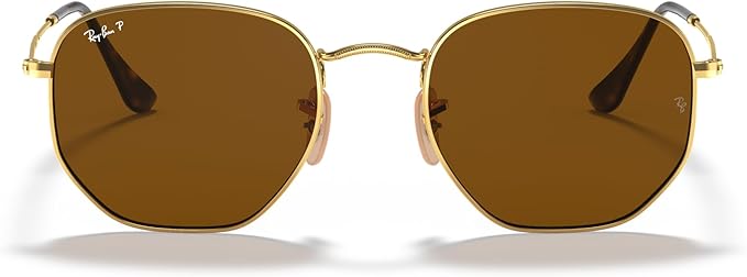 Ray-Ban unisex-adult Rb3548n Hexagonal Flat Lens Hexagonal Sunglasses