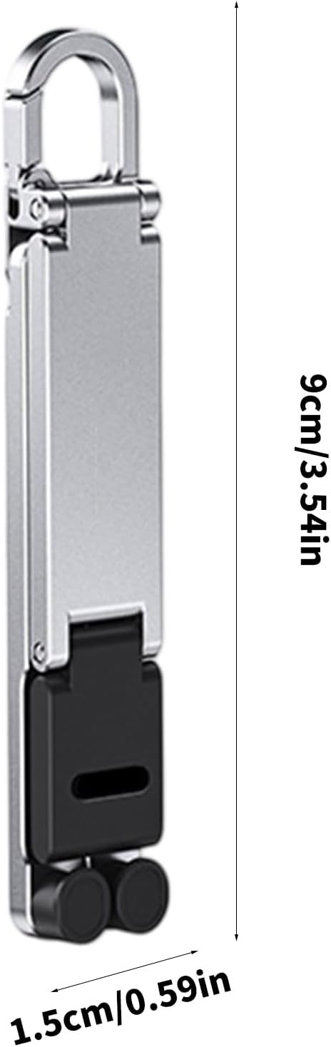 Aluminum Keychain Phone Stand Foldable and Portable with Full Rotation for Stable Hands Complimentary Viewing Multi Phone Mount