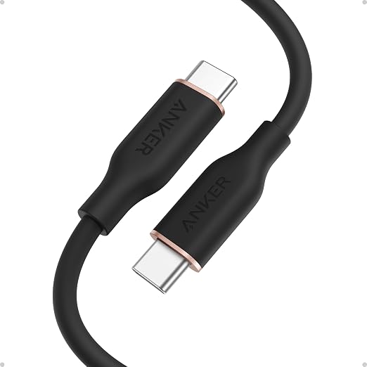 Anker USB C Cable 240W Type C Fast Charging (2-Pack 6 ft Black + White) | USB 2.0 for iPhone 17 / 16 / 15 Series MacBook Pro 2020 and More