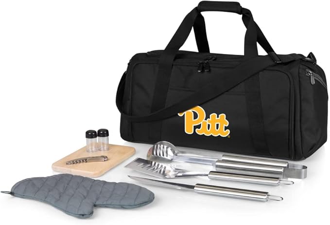 PICNIC TIME NCAA BBQ Kit Cooler Tote with Barbecue & Accessories