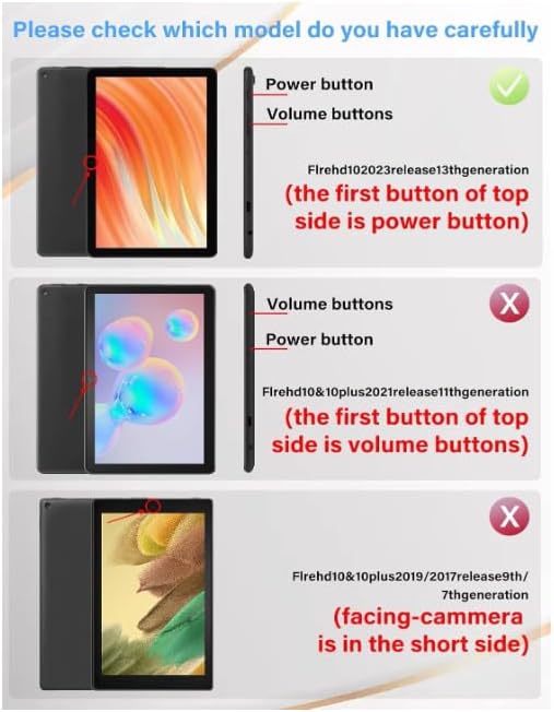 for Fire HD 10 &amp HD 10 Plus Tablet Case 13th Generation | with 360 Rotating Kickstand Hand Strap(No Screen Protector)