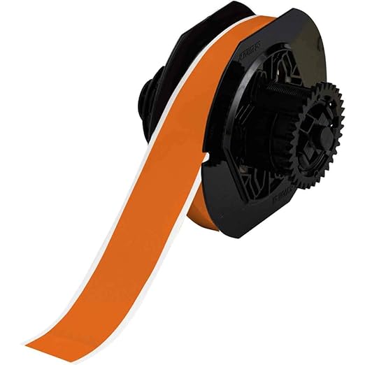Brady B30C-1125-595-OR 100' Length x 1.125" Width, B-595 Vinyl, Orange BBP31 Indoor/Outdoor Tape