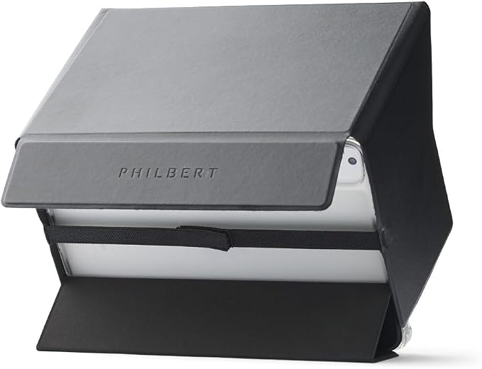 4-in-1 Philbert Danish Design Tablet/iPad Screen Shade Slim Hood for 9.7-11 - Black (Hood only)