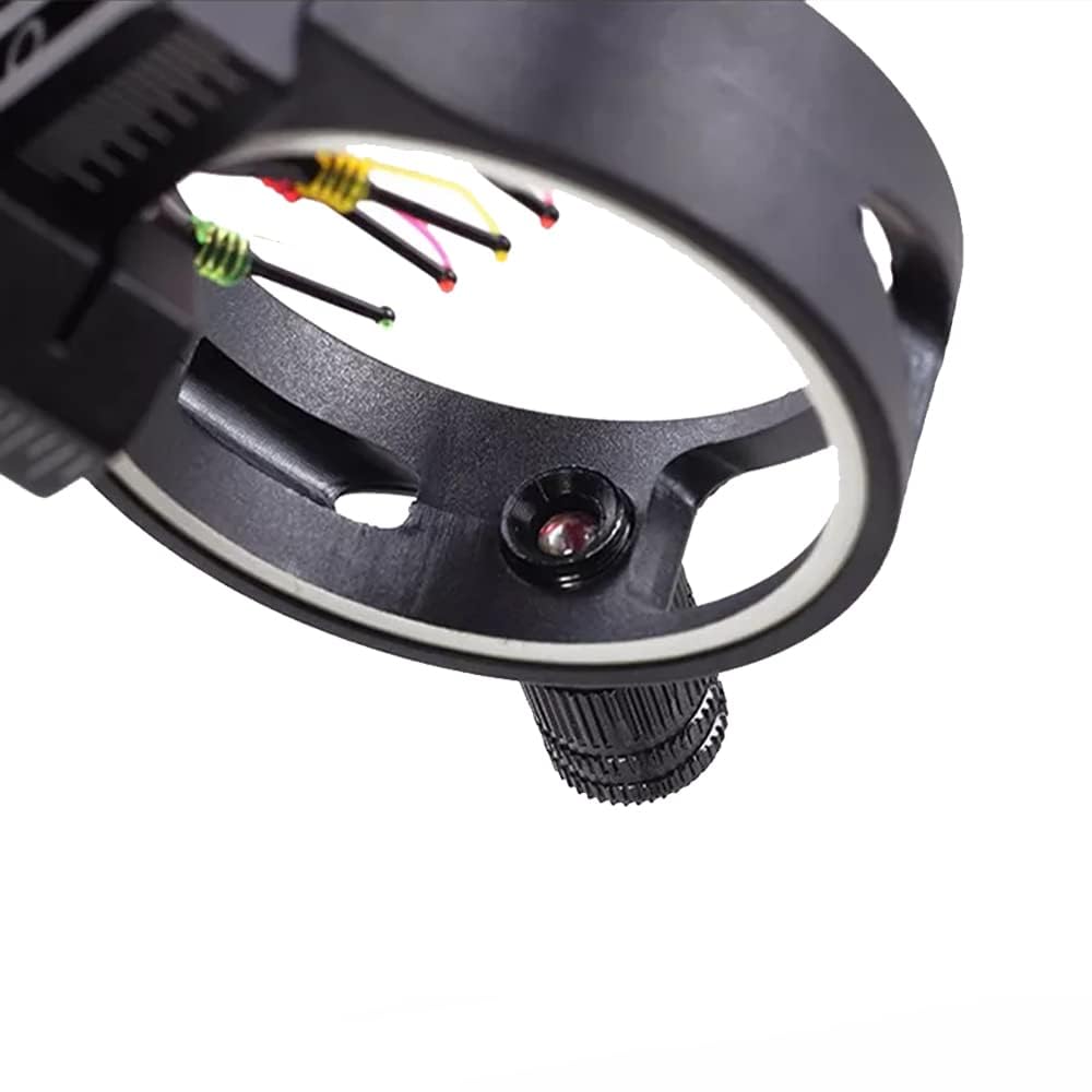 SOPOGER Archery Compound Bow Sight Light Fiber Optic 3/8-32 LED Sight Light Thread Universal Fit (2pcs)