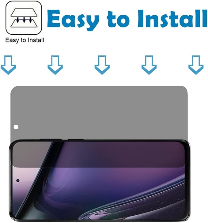 for Moto G Stylus 5G 2023 Anti-Spy Tempered Glass [2 Pcs] Anti-Scratch Anti-Peeping Privacy Screen Protector Proteceive Film for Moto G Stylus 5G 2023 (Not Support Fingerprint Unlock)