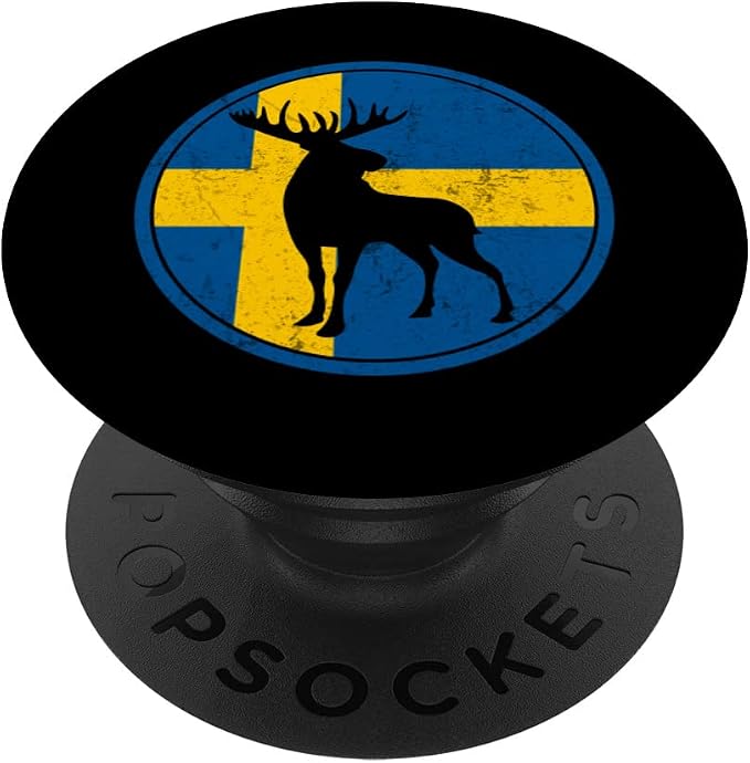 Sweden-Moose Scandinavia PopSockets Swappable PopGrip