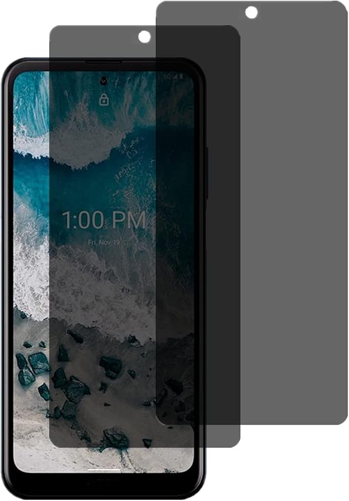 for Nokia X100 Anti-Spy Tempered Glass [2 Pcs] 9H Hardness Anti-Scratch Anti-Peeping Privacy Screen Protector Proteceive Film for Nokia X100 Phone