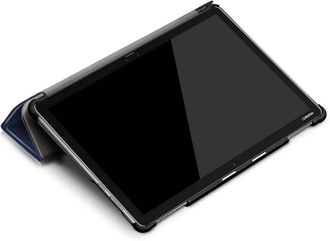 Kepuch Custer Case for Huawei MediaPad M5 Lite 10Ultra-Thin PU-Leather Hard Shell Cover for Huawei MediaPad M5 Lite 10 - Black