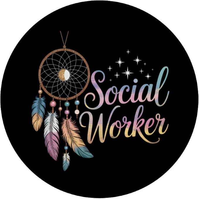 Social Worker Social Workering Social Work PopSockets Adhesive PopGrip