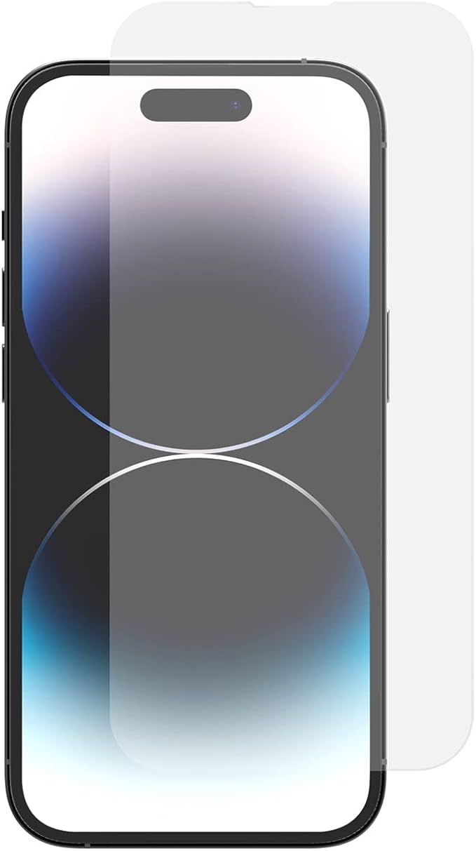 GoTo Tempered Glass Screen Protector for iPhone 15 14 13 Cell Phone Crack and Scratch Protection with Easy Install Tray for Bubble Free Application Case Friendly