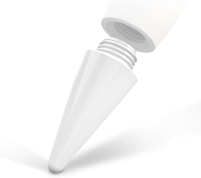 ZAGG Pro Stylus 2 Replacement Tips - 4-Pack Also Fits Zagg Pro Stylus Easy Screw-On Design Tilt-Sensitive Design Compatible with iPad iPad Pro iPad Air and More Gray