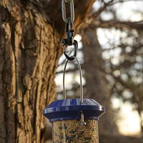 Nite Ize S-Biner Hook 'N Hold S-Hook, Stainless Steel S-Hook with Clip, Holds Keys Tumblers and More, Small 2 Pack