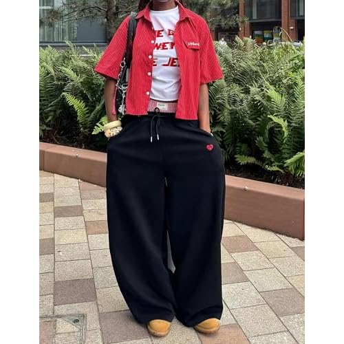 Aelfric Eden Super Baggy Barrel Sweatpants Casual Wide Leg Pants Elastic Waist Lantern Trouser Unisex
