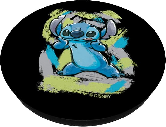 Disney Lilo and Stitch Watercolor Brushstrokes PopSockets Adhesive PopGrip