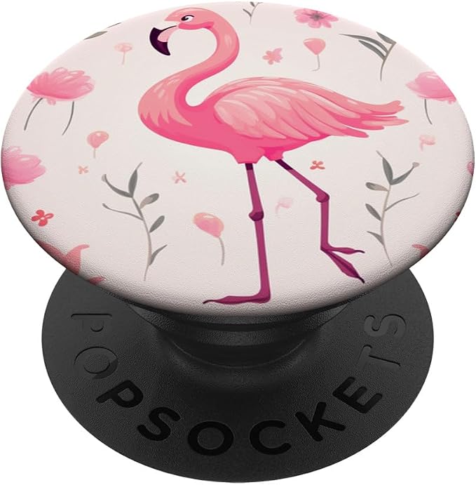Pink Flamingo PopSockets Standard PopGrip