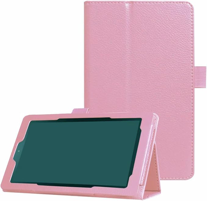 Tablet Cover for Amazon Kindle Fire 7 5th Generation(Model:SV98LN2015 Release)Ultra Slim Folio Stand Lightweight Leather Case for Kindle Fire HD7 5th Gen 7 (Li-Brown)