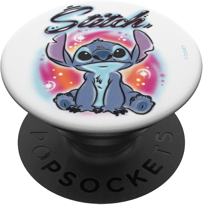 Disney Lilo &amp Stitch Airbrush Portrait PopSockets Adhesive PopGrip