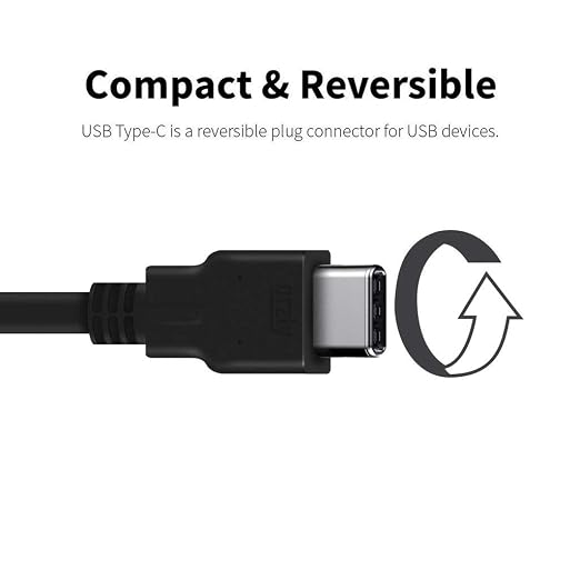 USB 3.0 Type-C Fast Charging and Data Cable Compatible with LG 34WQ650-W! (18W Black 1M 3.2ft)