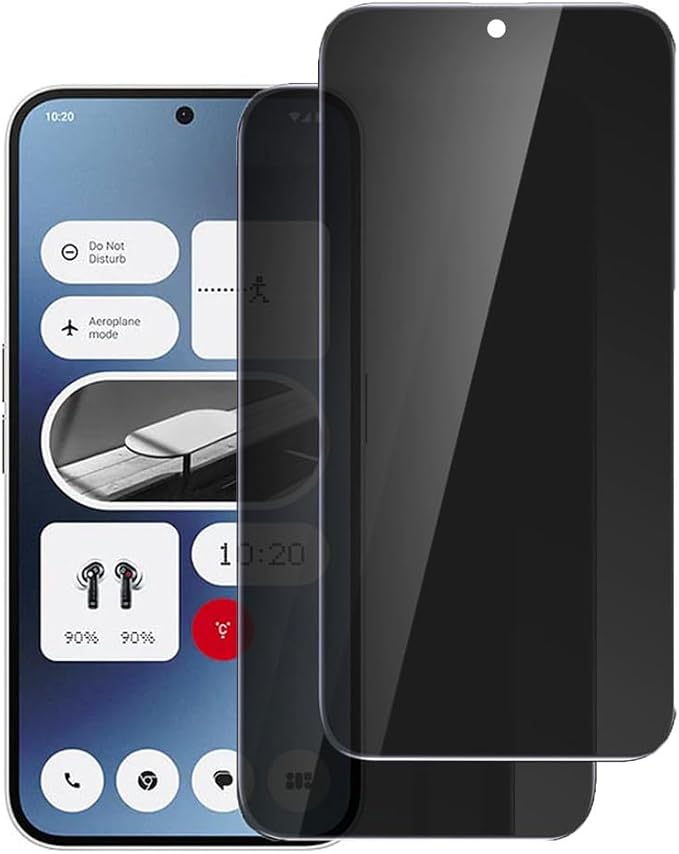 for Nothing Phone (2a) Privacy Screen Protector [2pack] Anti-spy Anti-Scratch Easy Install Tempered Glass for Nothing Phone (2a) 6.5