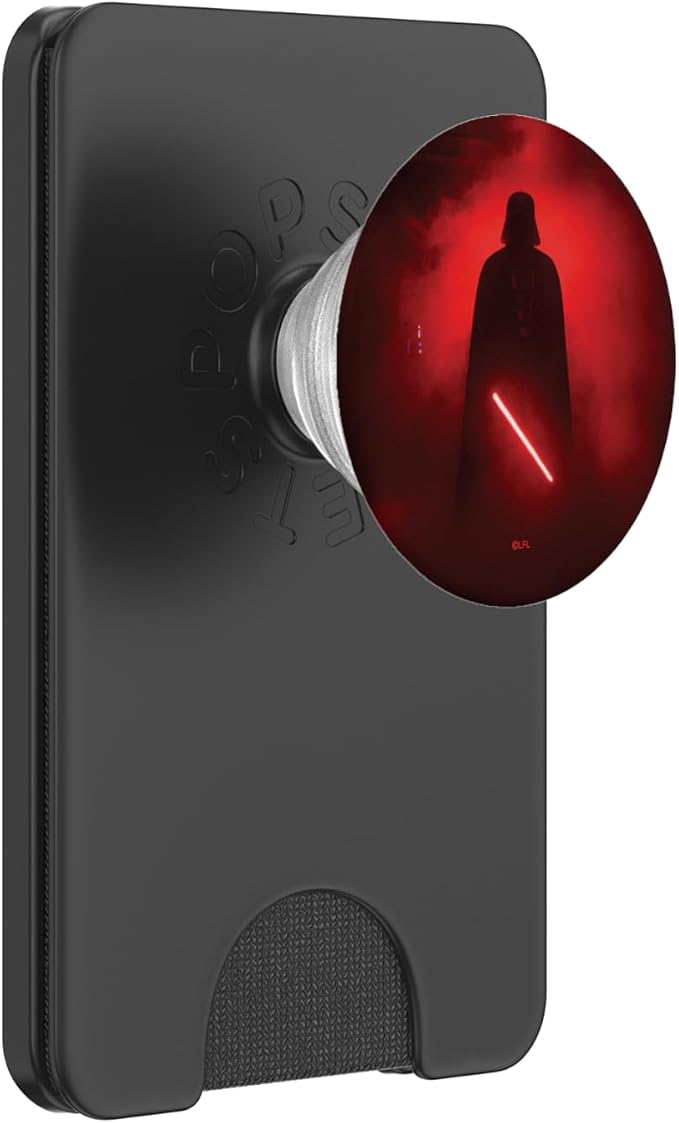 Star Wars Darth Vader Red Lightsaber Shadow PopSockets Adhesive PopGrip