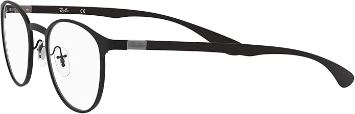 Ray-Ban Unisex Rx6355 Round Prescription Eyeglass Frames