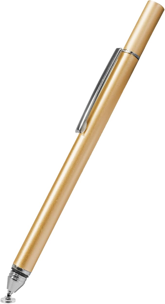 BoxWave Stylus Pen Compatible with Boogie Board VersaTiles Memo Board - FineTouch Capacitive Stylus Super Precise Stylus Pen - Champagne Gold