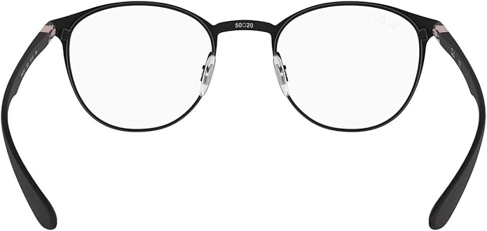 Ray-Ban Unisex Rx6355 Round Prescription Eyeglass Frames