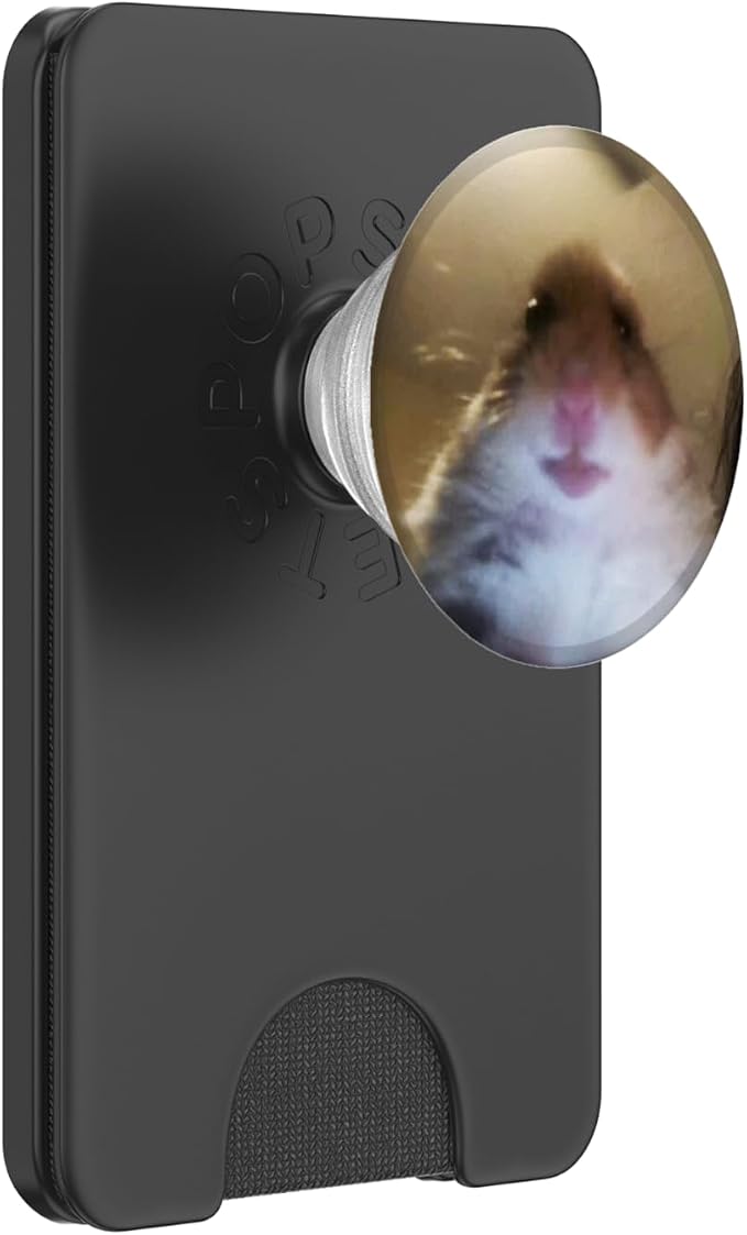 Staring Hamster PopSockets PopGrip: Swappable Grip for Phones &amp Tablets PopSockets Adhesive PopGrip