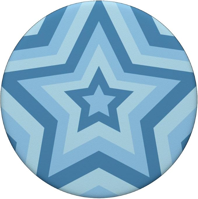 Aesthetic Light Blue Star PopSockets Adhesive PopGrip