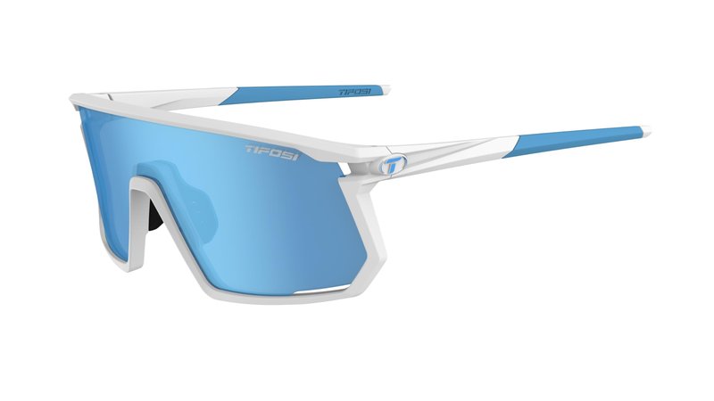 Tifosi Optics Moab Sunglasses (Matte White (Clarion Blue/AC Red/Clear))
