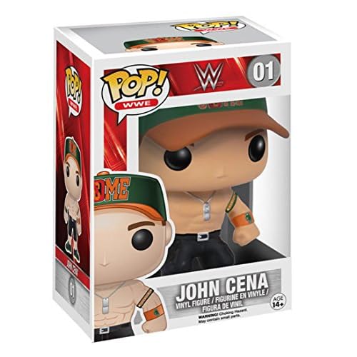 Funko POP WWE: John Cena Action Figure, Green/Orange