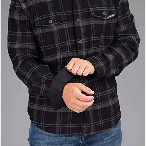 Vortex Men's Timber Rush Flannel Shirts - Mechanical Stretch, Moisture Wicking, Underarm Gusset