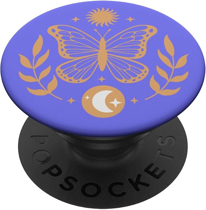 PopSockets Celestial Phone Grip - Twilight Butterfly PopSockets PopWallet for MagSafe