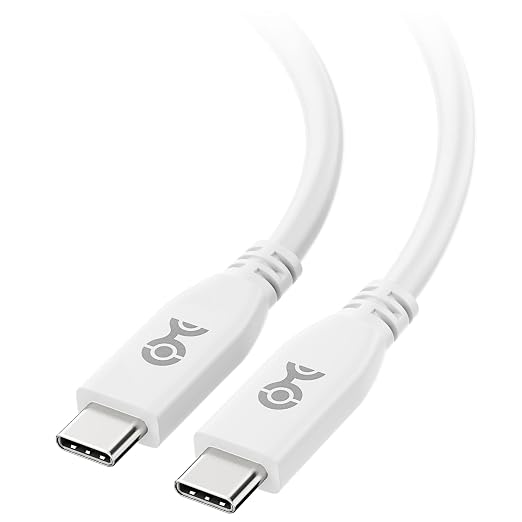 Cable Matters 40Gbps USB4 Cable 1ft Black | [8K@60Hz / 4K@240Hz Video 240W Charging 40Gbps Data] USB 4 Cable Compatible with Thunderbolt 4 MacBook XPS Surface Pro