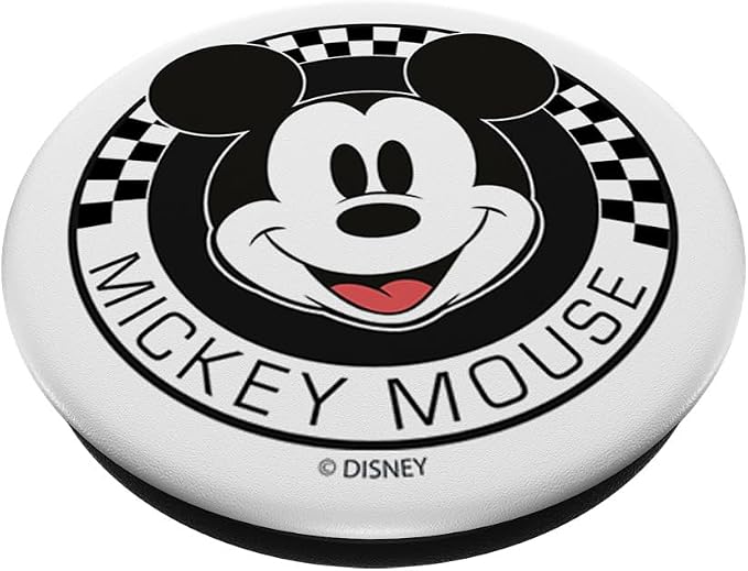 Disney Mickey and Friends Mickey Mouse Checkerboard Circle PopSockets Adhesive PopGrip