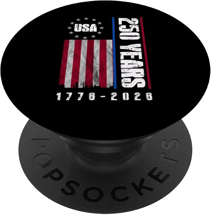 250 Years America Anniversary 250th Independence Day Freedom PopSockets PopWallet for MagSafe